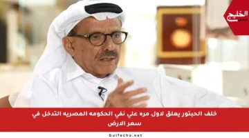 خلف الحبتور يعلق لأول مرة على نفي الحكومة المصرية التدخل في سعر الأرض